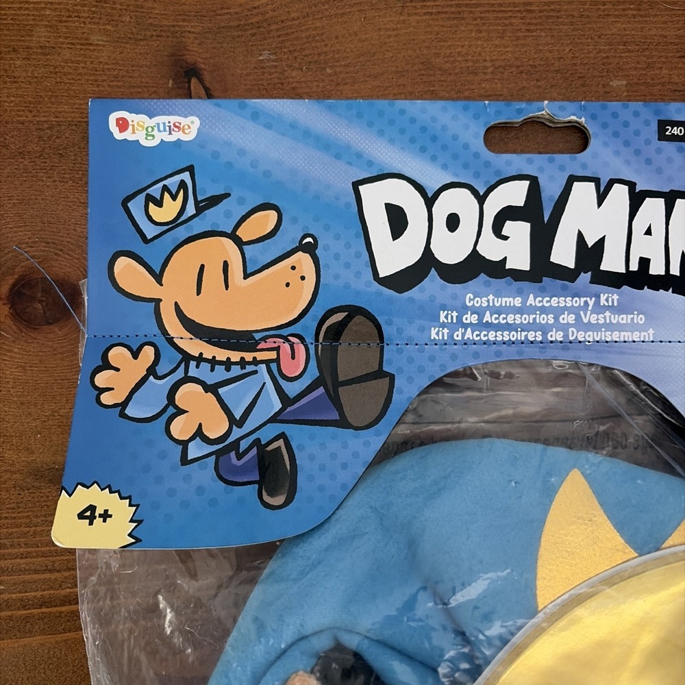 BRAND NEW IN PACKAGE DISGUISE DOG MAN COSTUME ACCESSORY KIT - HAT & DECAL - Picture 2 of 6